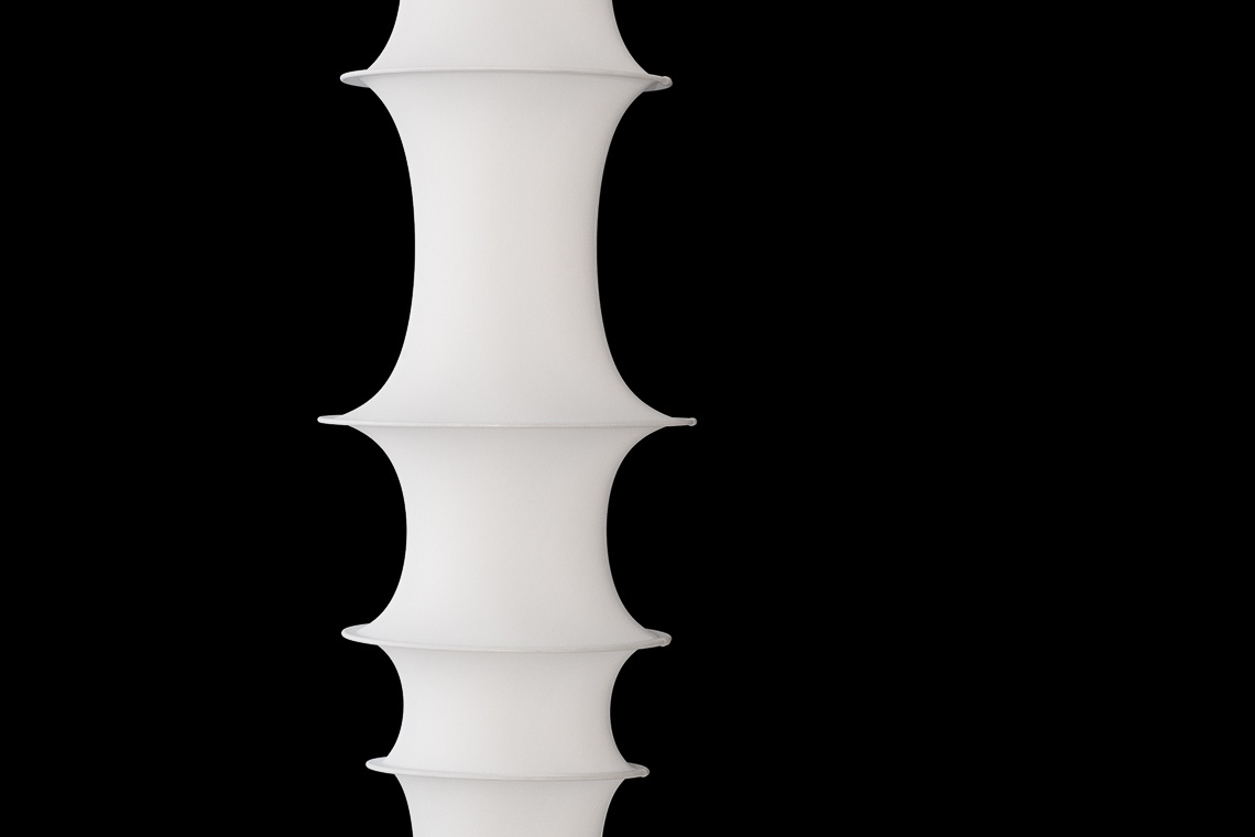 Bruno Munari Falkland hanging lamp by Danese Milano