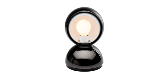 TABLE OR WALL LAMP ECLISSE BLACK MATT by Vico Magistretti FOR Artemide