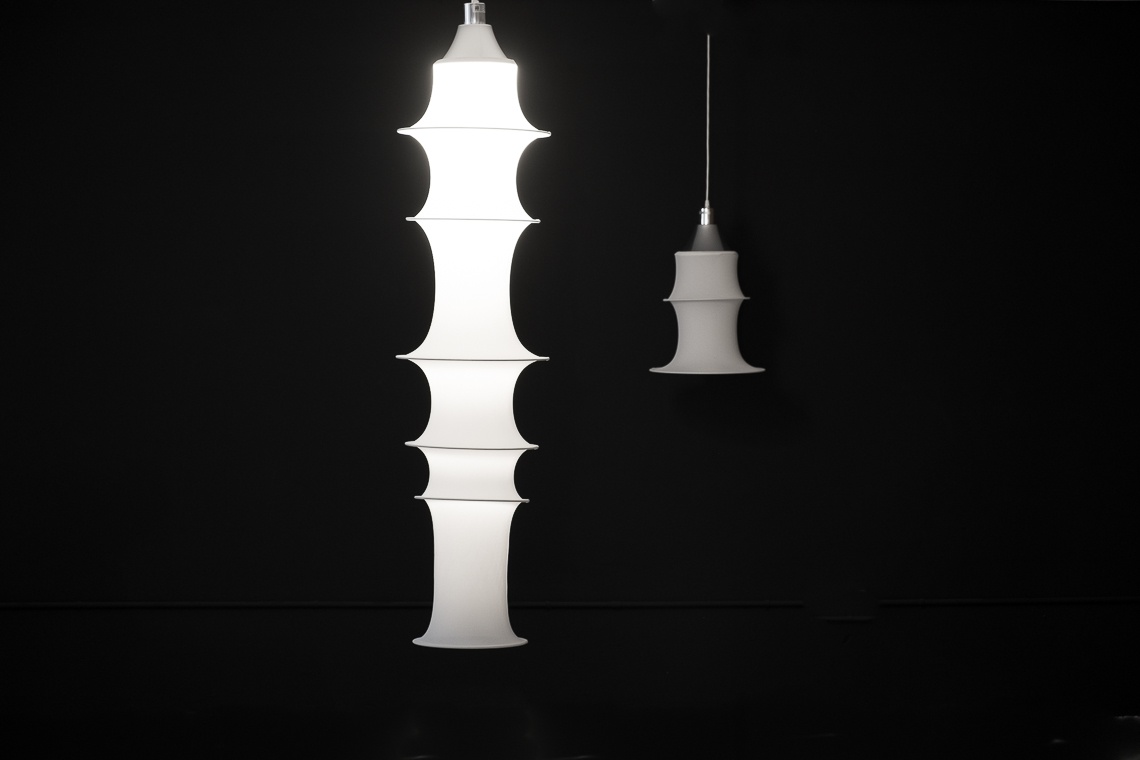 Bruno Munari Falkland hanging lamp by Danese Milano