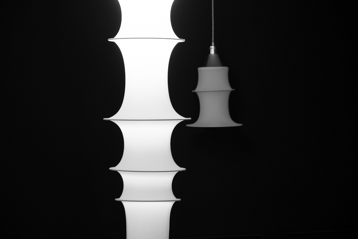 Bruno Munari Falkland hanging lamp by Danese Milano